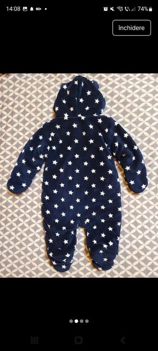 Salopeta Noua Bebe 3-6 Luni/62 Toamna-Iarna-Primavara.
Calitate foarte