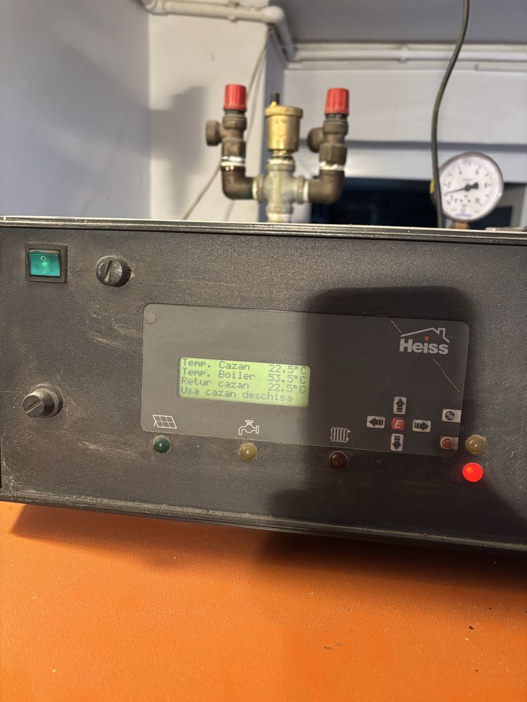 Centrala termica pe lemne Heiss 45 kw defecta