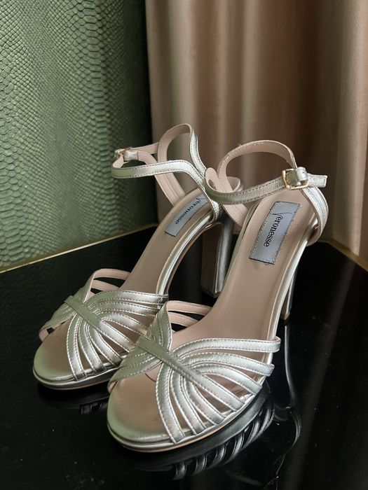 Sandale aurii piele naturala