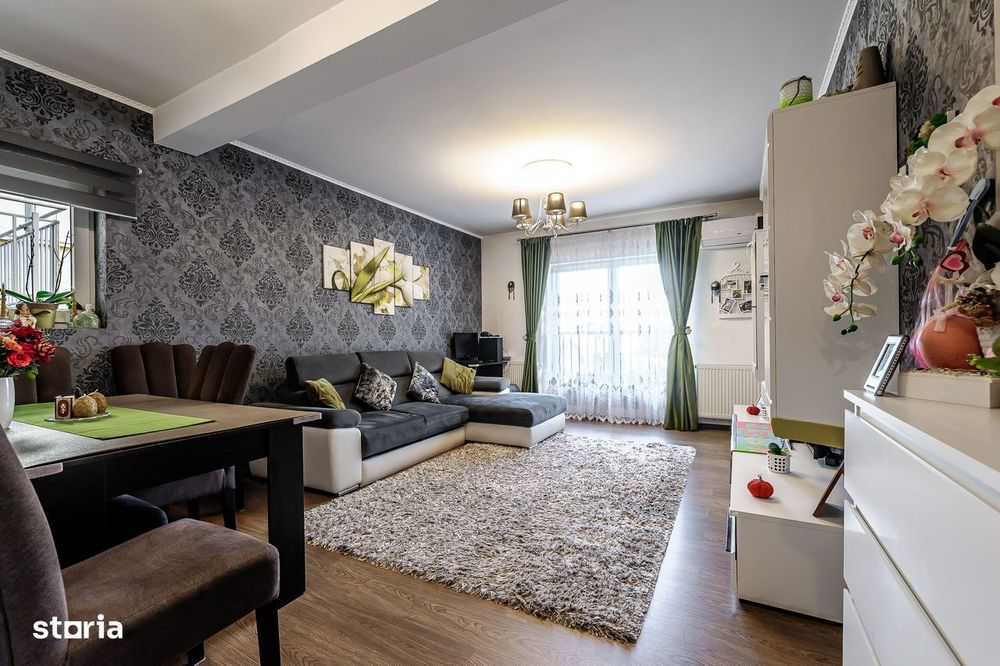 Apartament amenajat cu 2 camere la etajul 1 in Subcetate