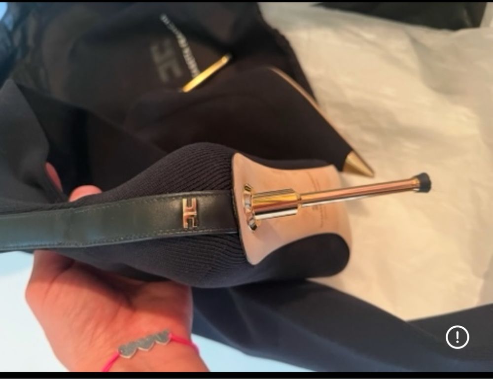 Cizme mult peste genunchi Elisabetta Franchi nr 37