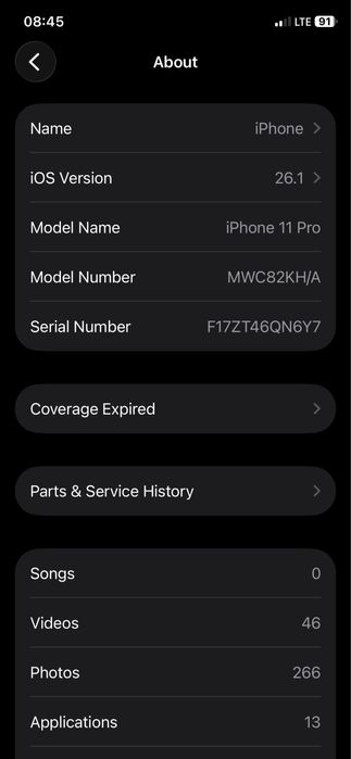 Iphone 11 pro 256gb green