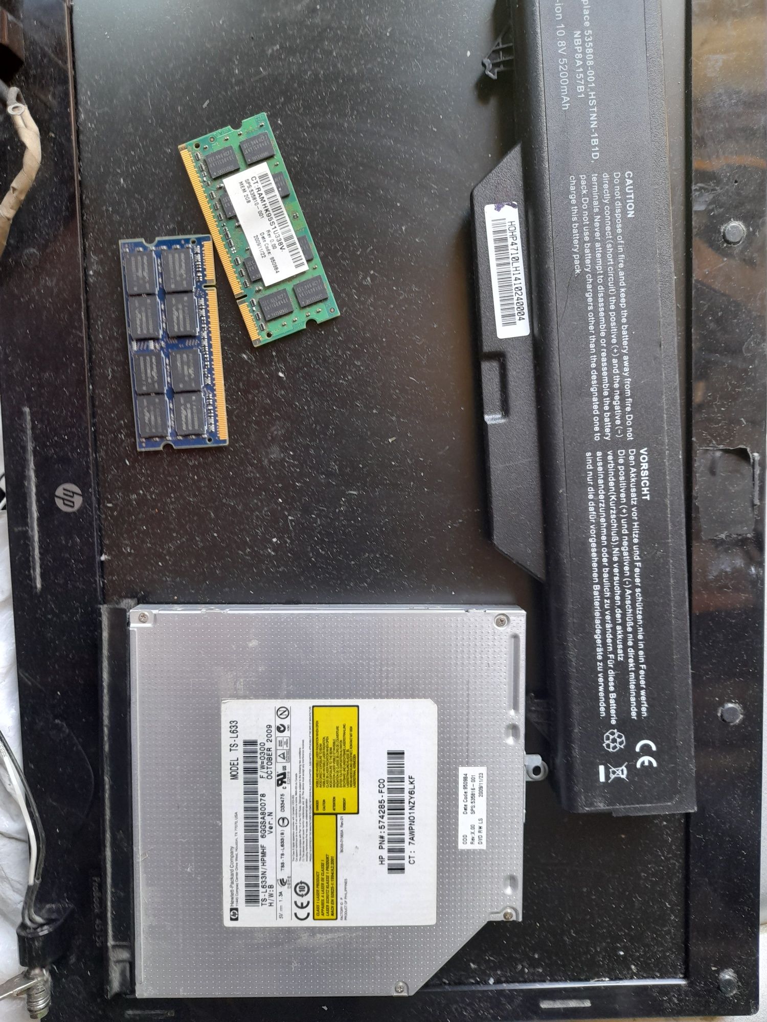 laptop HP 4515 placa baza defecta