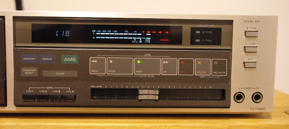 Sony TC-FX600 casetofon deck RAR