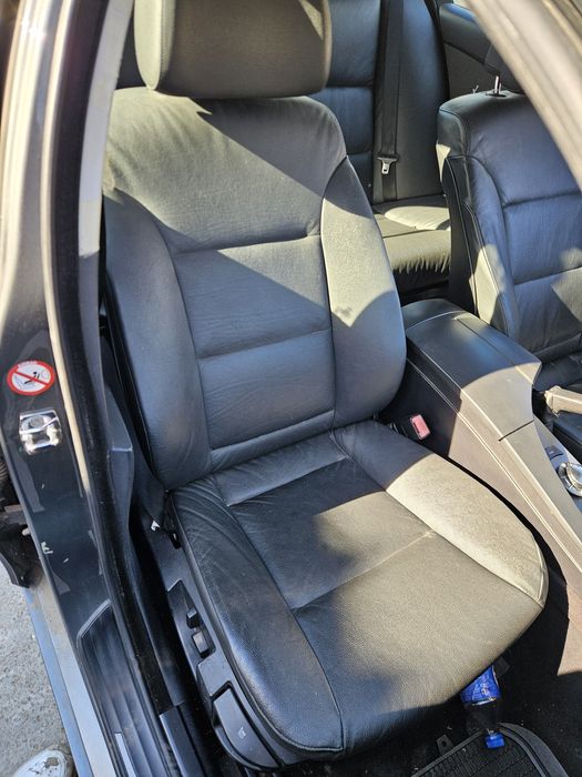 Interior piele neagra bmw e60