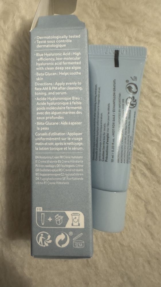 Crema Laneige Water Bank Blue Hyaluronic 10ml