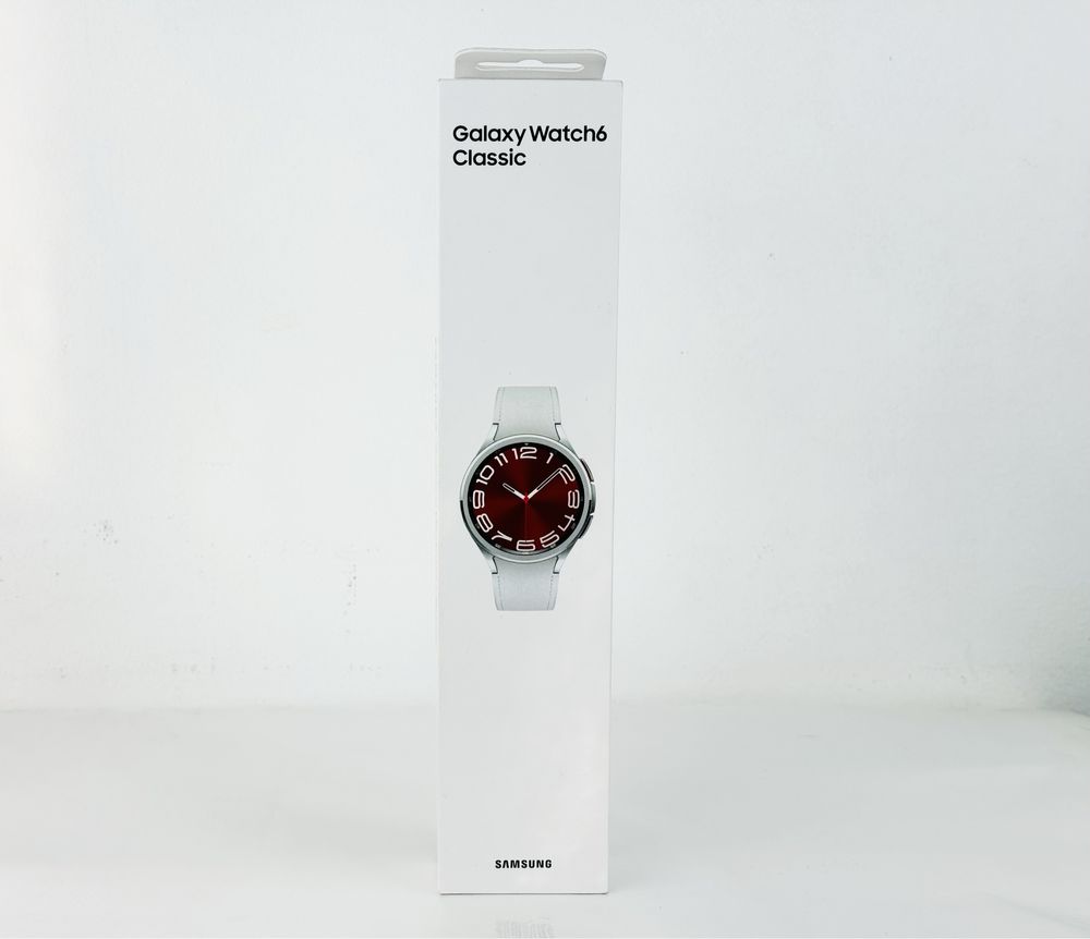НОВ! Samsung Galaxy Watch 6 Classic 43mm LTE Silver 2г. Гаранция!