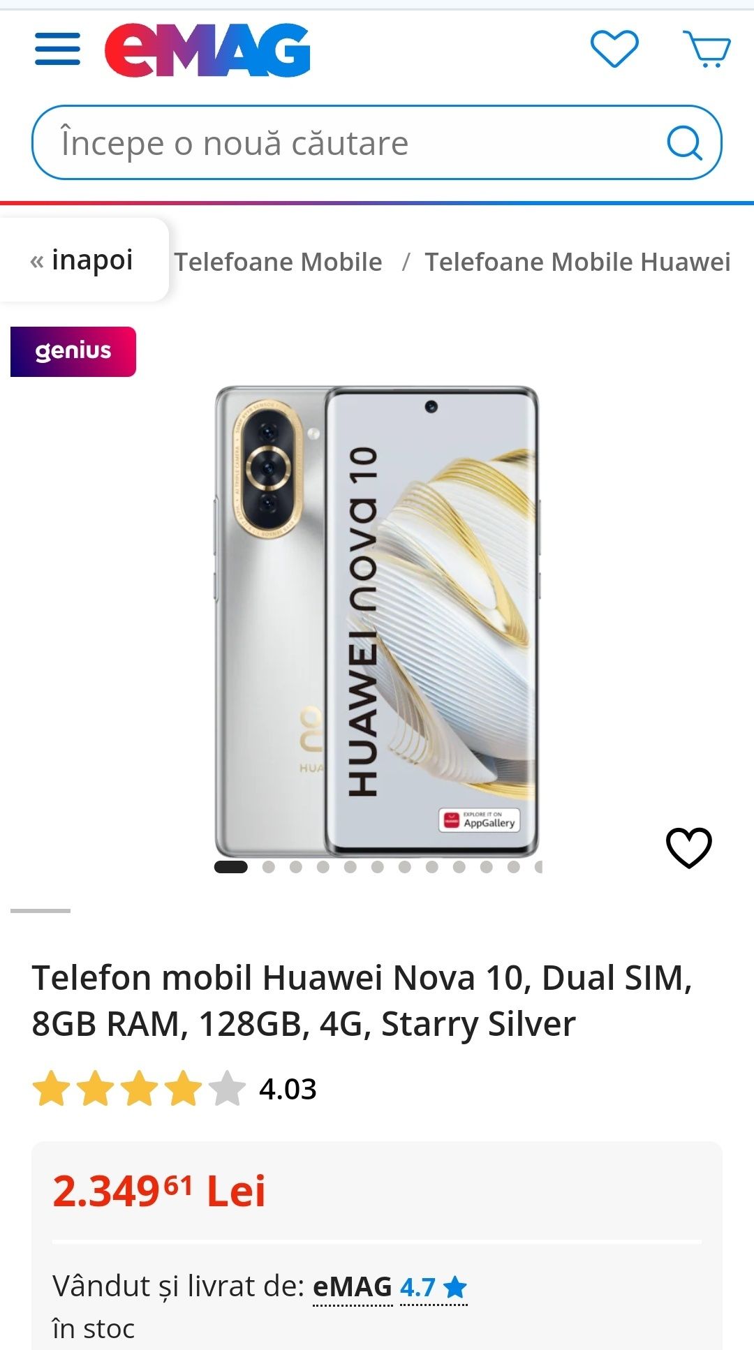 Huawei Nova 10!!Pret fix!!!