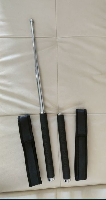 Telescopic Police Cromat 60cm / model premium + husa