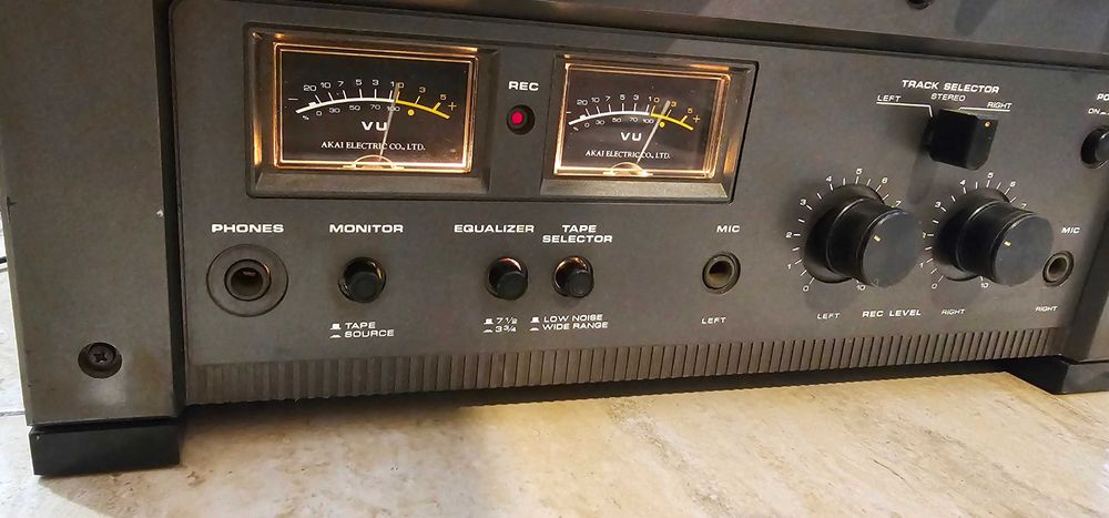 Magnetofon Akai GX-215 Autorevers 3 capete 3 motoare servisat test vid