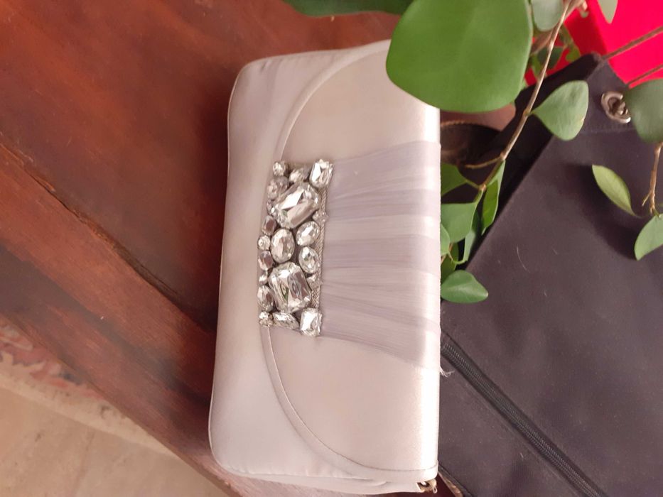 PLIC de satin cu CRISTALE