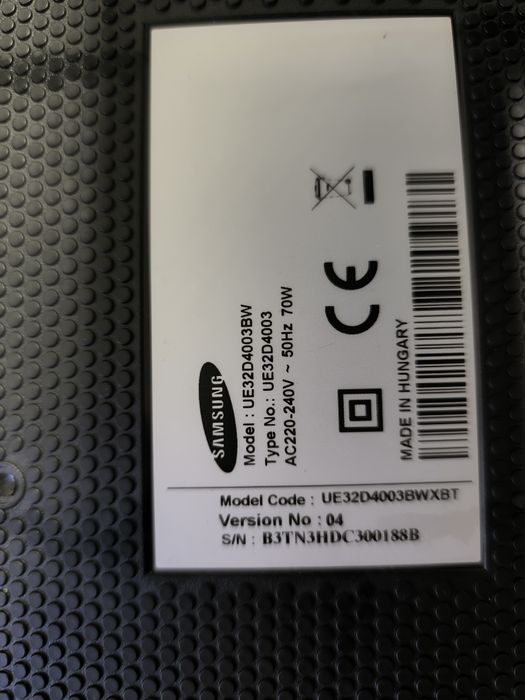 Tv Led Samsung UE32D4003BW, vede imaginea dublata