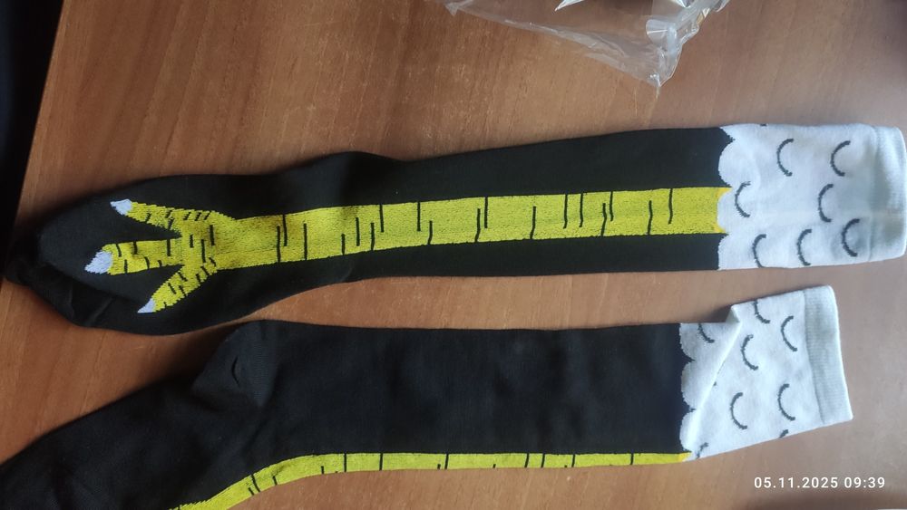 Гольфы с прикольным принтом