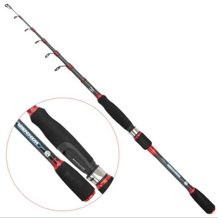Lanseta fibra de carbon Baracuda Winner 2406 salau biban clean pastrav