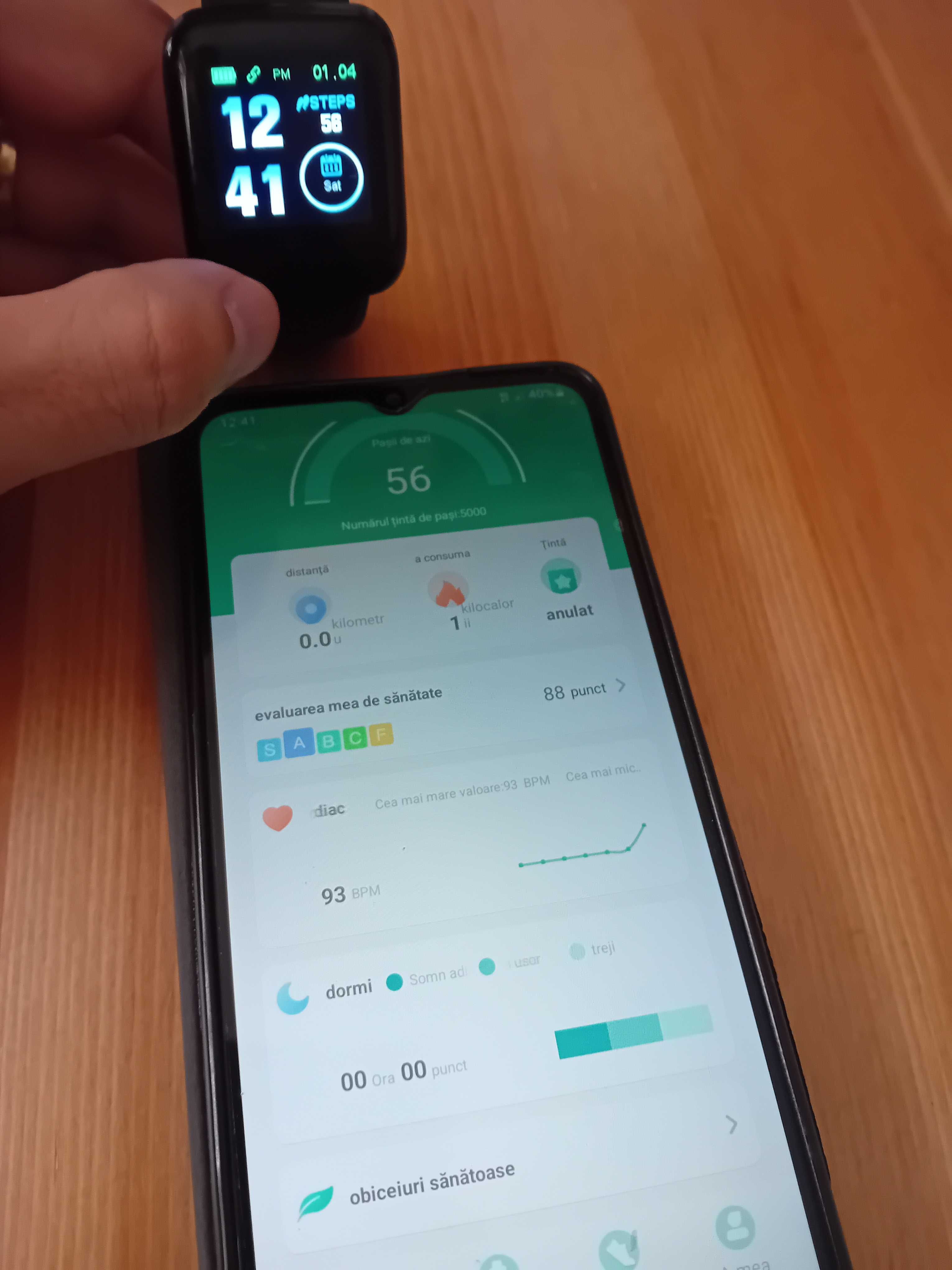 Ceas EBODA SmartTime150, Nivel Oxigen Sange, Ritm Cardiac