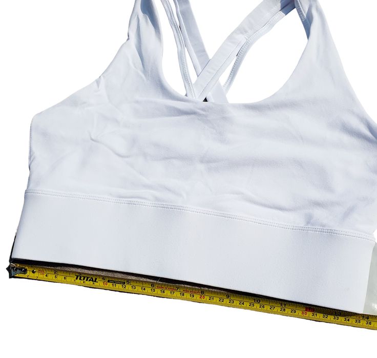 Bustiera noua 42-46, XXL, pentru sport, alb, masura