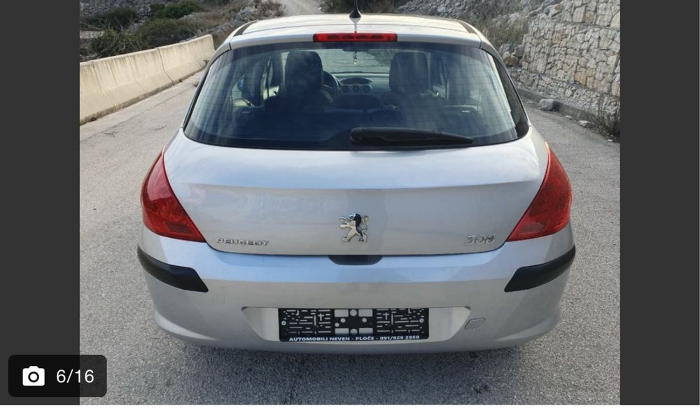 Peugeot 308 1.4vti95hp НА ЧАСТИ