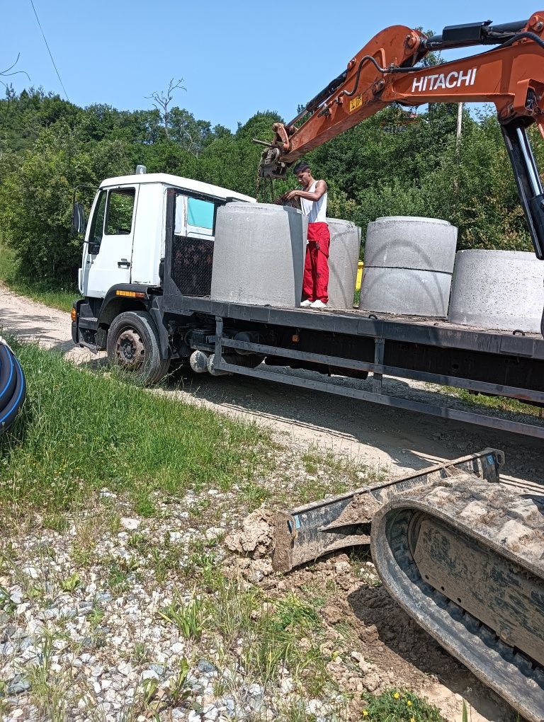 Vînd Man platformă transport utilaje