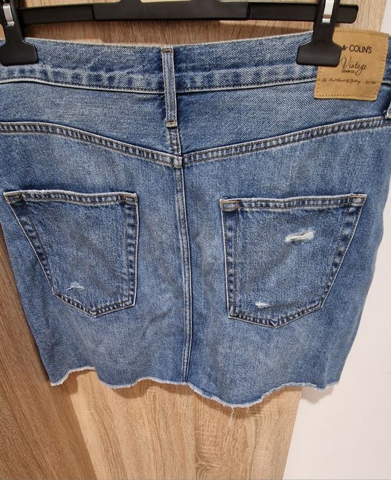 Fusta denim regular fit , noua , Colin'S