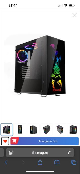 Carcasa redragon steeljaw , prefer predare personala!!!