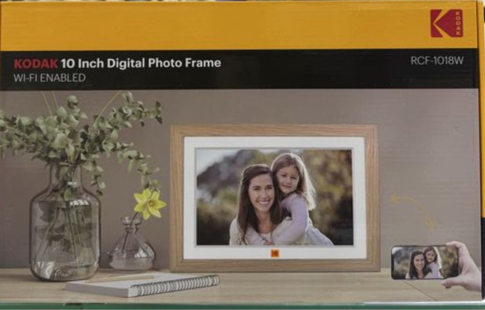 Цифровая фоторамка Kodak 10.1 дюм IPS екран сенсор Wifi 32gb память