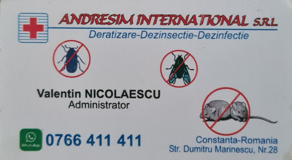 Servicii Dezinsectie Constanta PLOSNITE,GANDACI, PURECI