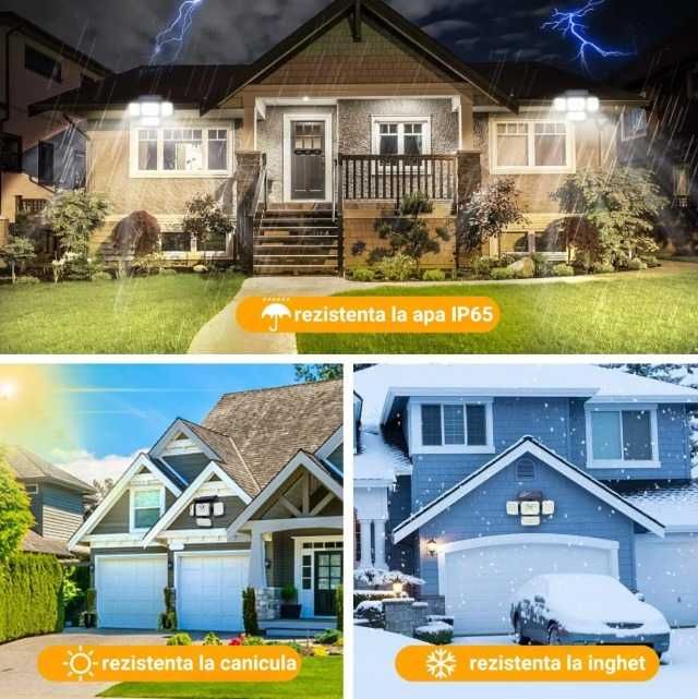 Lampa Solara,333 cip,Senzor Miscare,Reglabila,Telecomanda,Water Resist