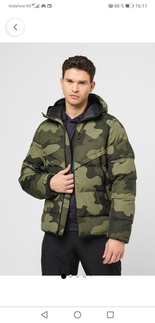 Geaca barbati Nike, model camuflaj, XL