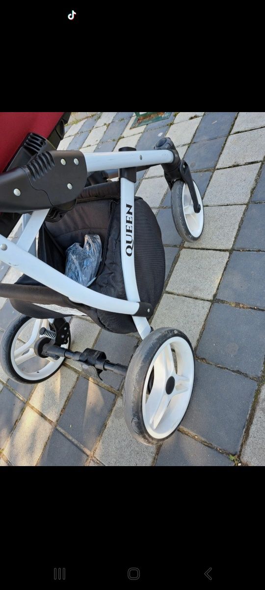 Carucior bebelusi 3in1 Baby lux QUEEN carucior, carucior adanc, scaun