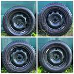 Set jante  oțel Dacia Duster anvelope de iarna 215.65R16 !