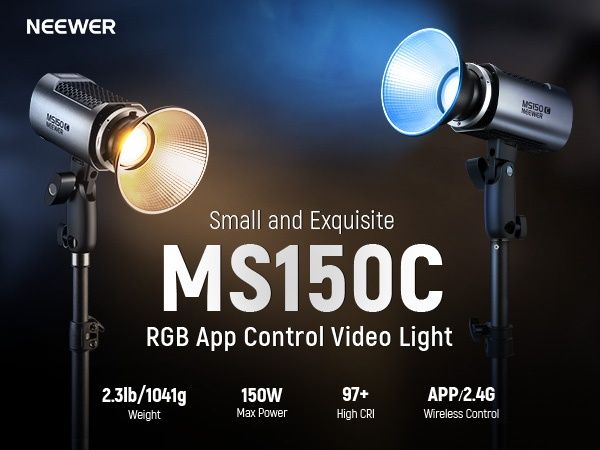 Lampă profesională RGB led/ combo kit baterie Vmount
