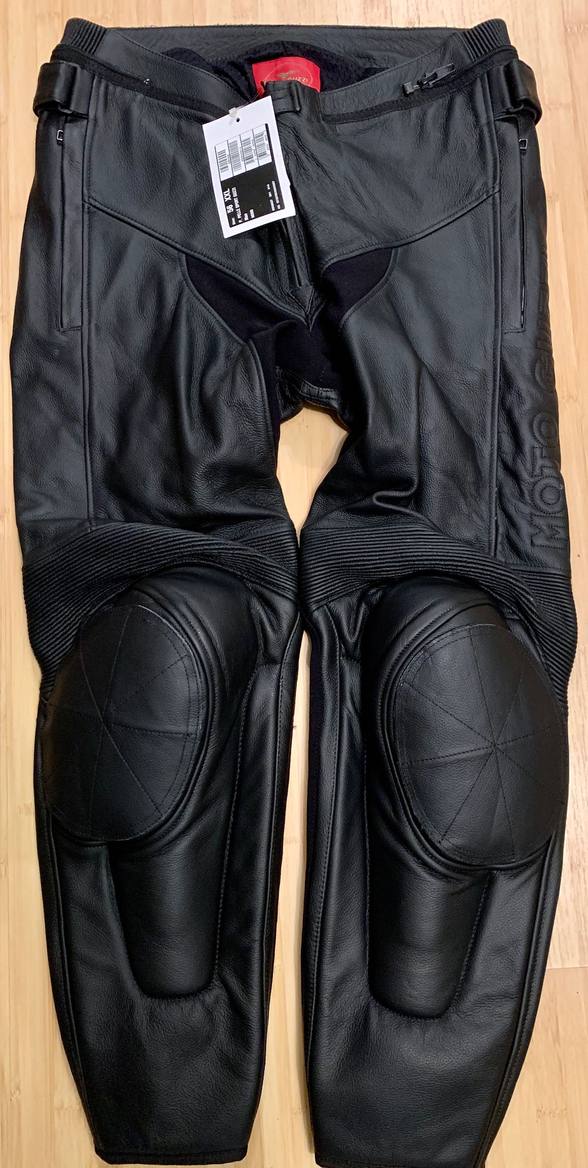 Pantaloni piele motociclism Motoguzzi