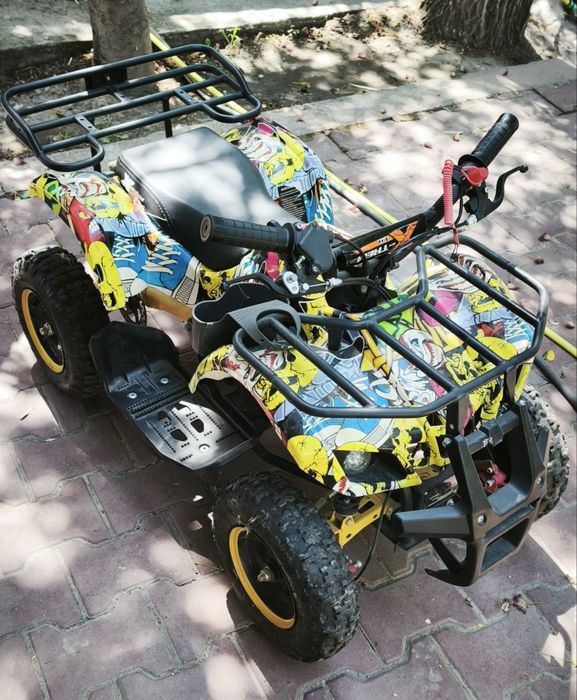 ATV Quad benzina 49cc copii Grafitti Multicolor