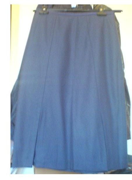 fusta Stefanel, noua, S-M, lana, bleumarin