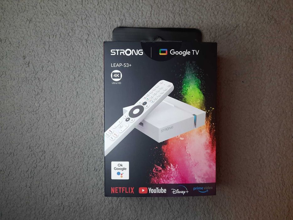 Player multimedia, box TV 4K STRONG LEAP-S3+, 16GB, android 11 alb NOU