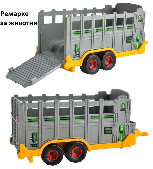 Фермерски комплект 6в1 - трактори с ремаркета