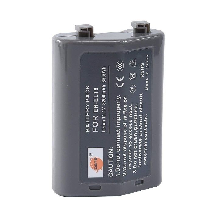 Батерия DSTE EN-EL18 за Nikon D4 / D4S / D4X / D5