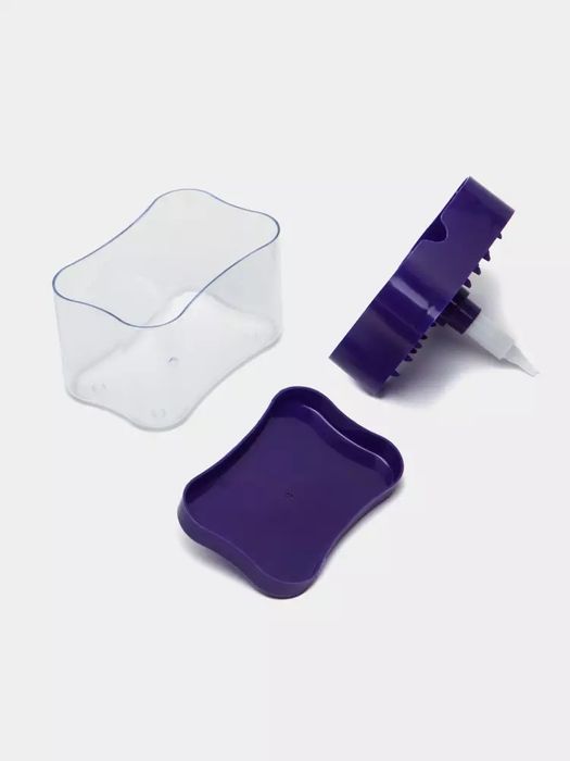 Dozator suyuq sovun va gel uchun, shimgich bilan, idish yuvish uchun