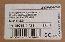 Întreruptor Schrack compact tip A 4p 63A 25kA. MC1B-4-A63