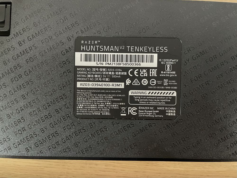Tastatura Razer Huntsman V2 TKL
