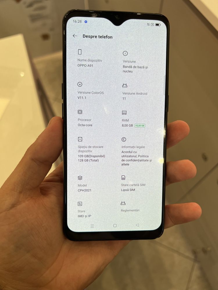 Oppo A91 5G 128GB 8GB RAM Impecabil Garantie ‼️