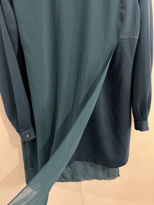 Rochie eleganta evenimente de zi/ seara culoare turcoaz marimea M