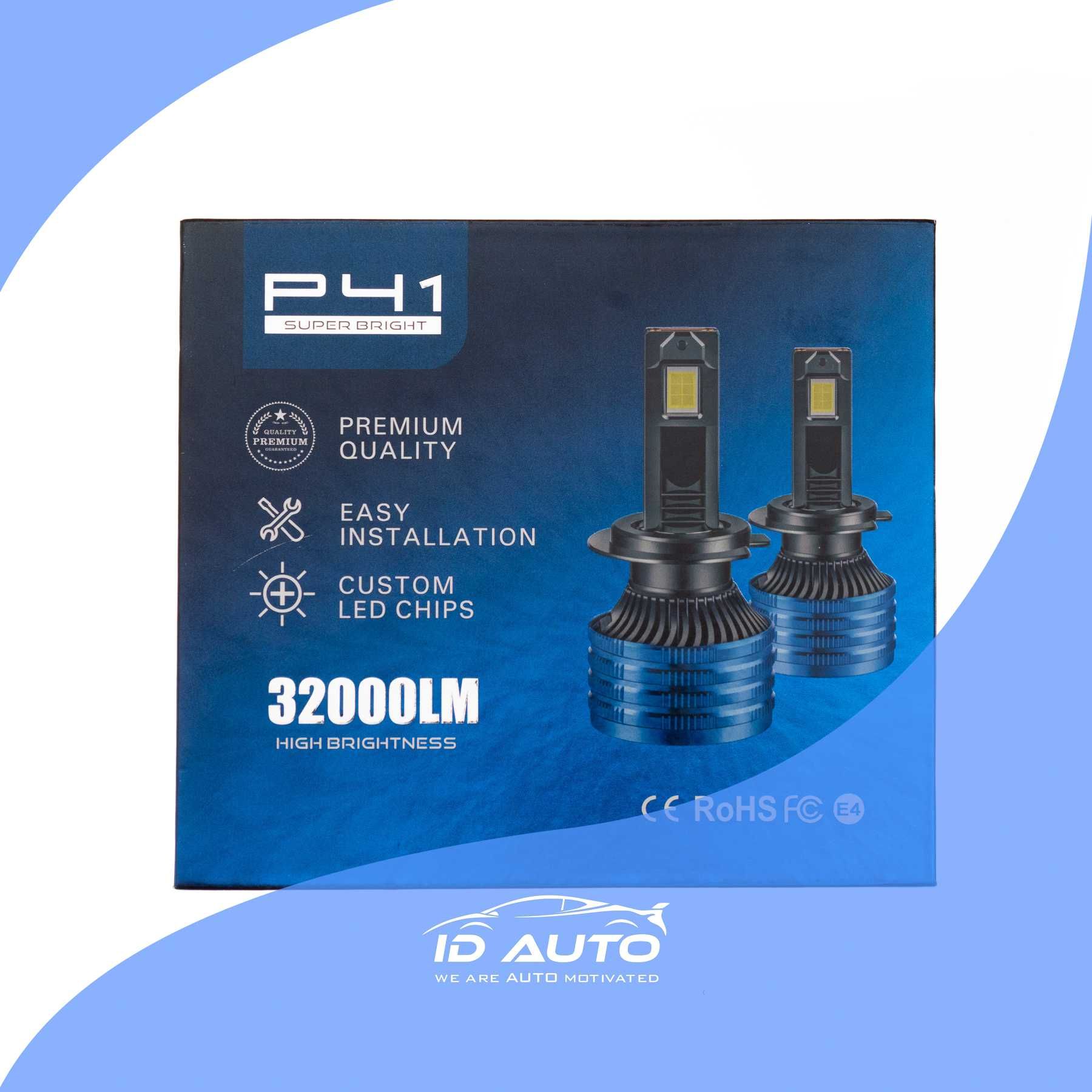 LED Крушки 32000lm Комплект h1, h7, лед, светлини, осветление, vw