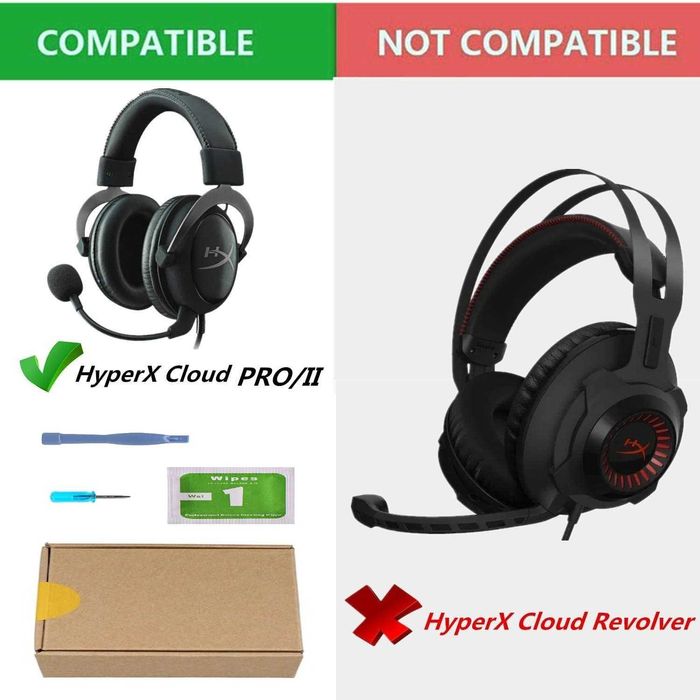 Set 2 bureti + Banda superioara pentru casti HyperX Cloud II 2 / Pro