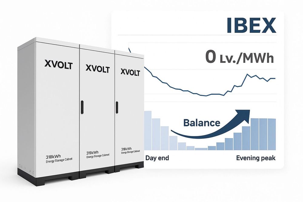 Индустриална батерия 318kWh Xvolt