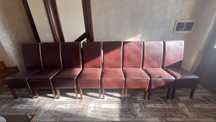 Scaune piele naturala 8 buc