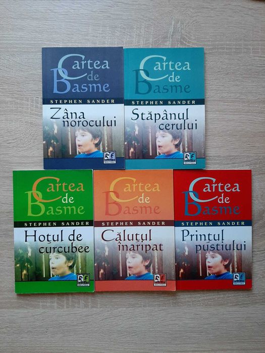 Lot 5 volume cărți de basme , autor Stephen Sander - noi