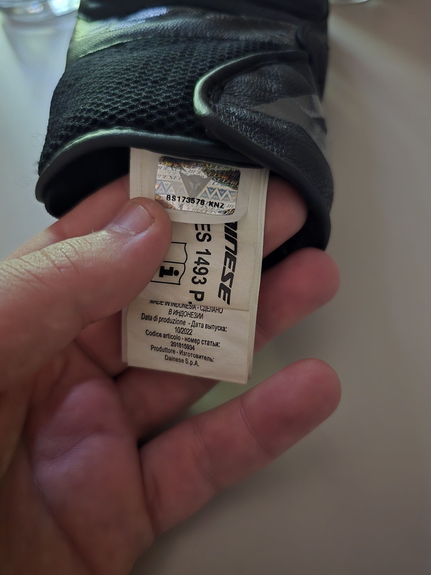 Mănuși vara dainese piele sport mig3