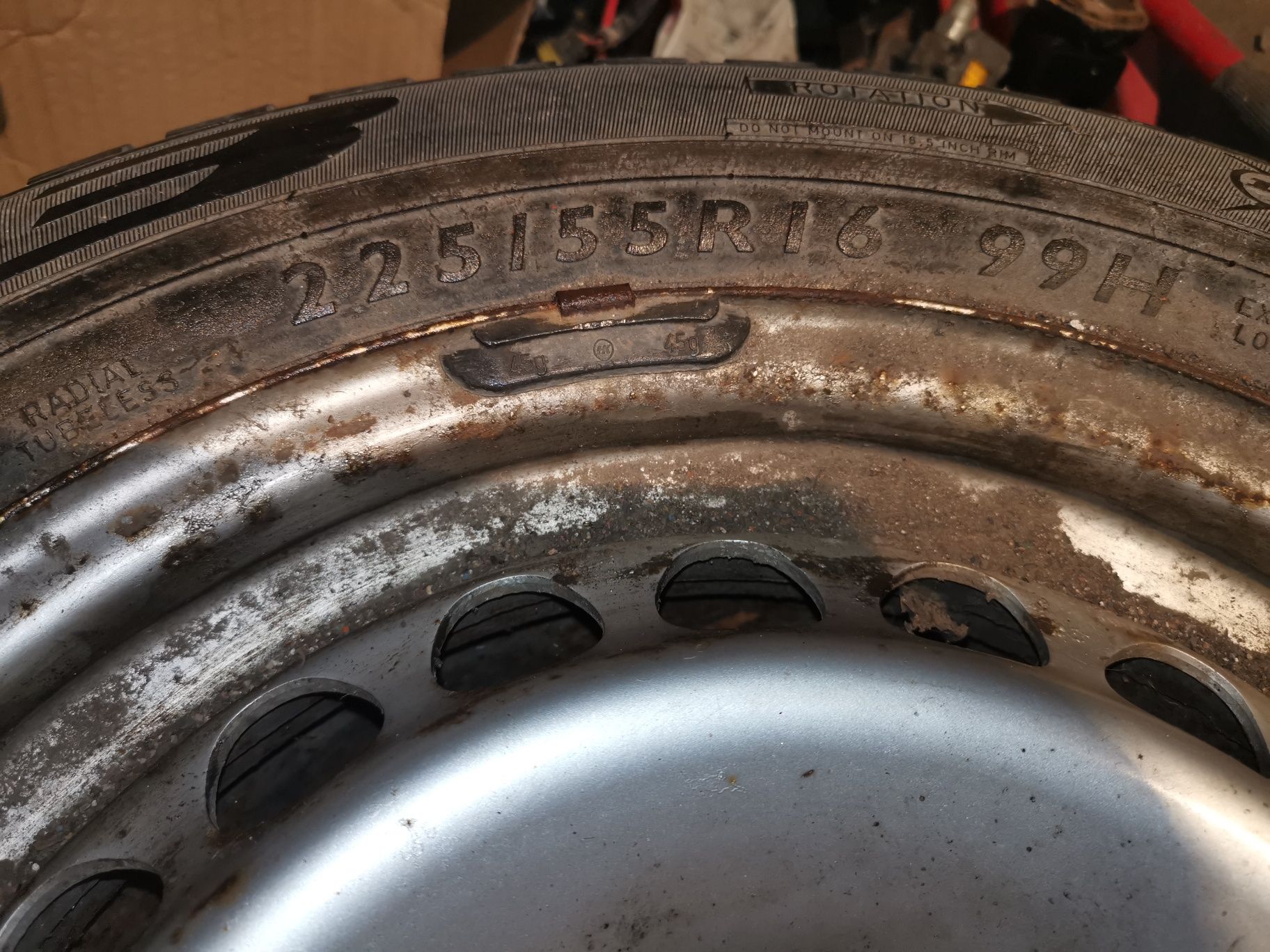 Джанти с гуми DUNLOP 225/55 R16