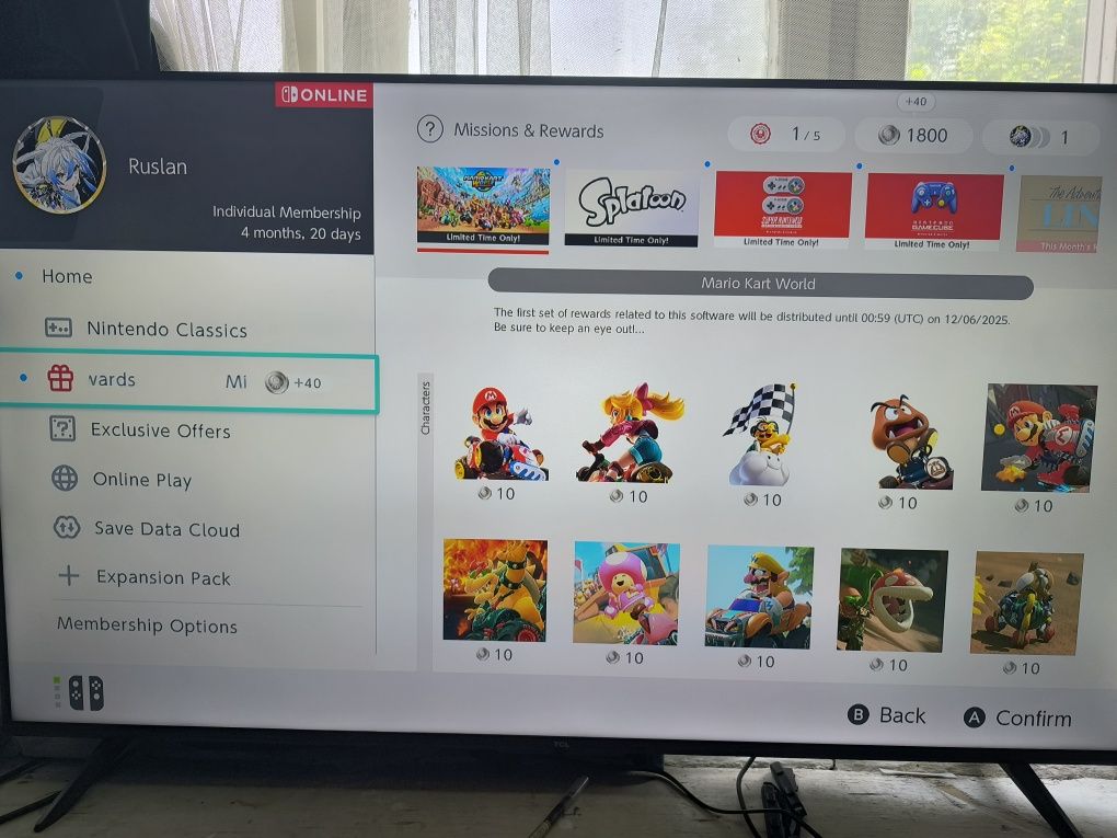 Продам аккаунт Nintendo switch.